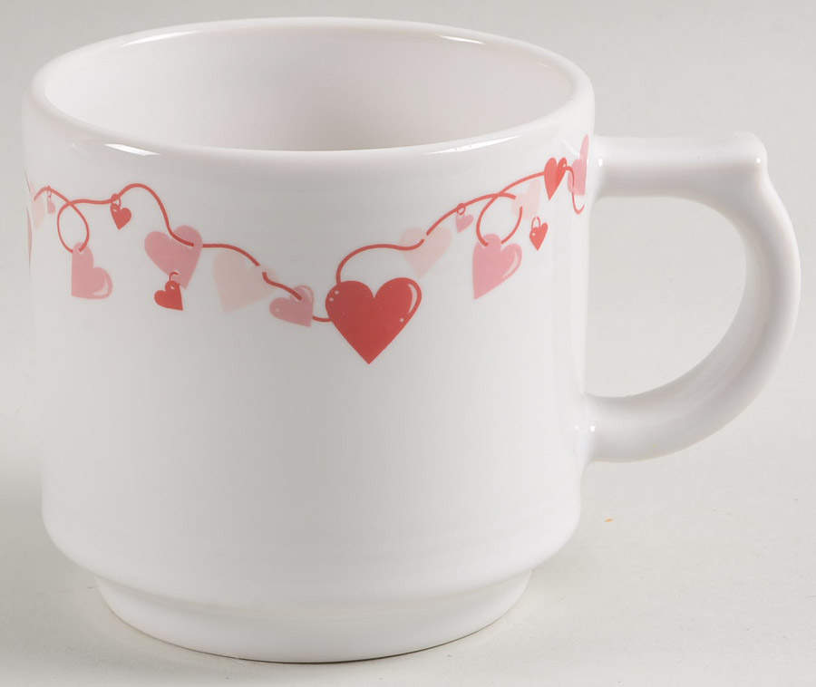 Fiesta Valentine Stackable Mug by Homer Laughlin -1