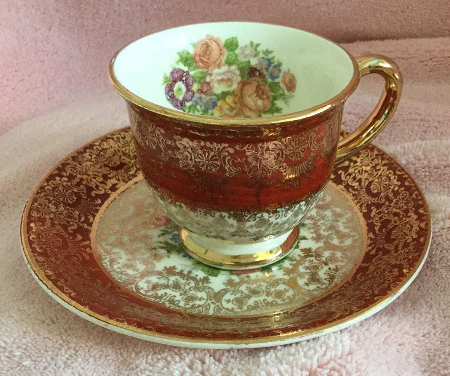 HLC2753 Footed Demitasse Cup & Saucer Set by Homer Laughlin -1