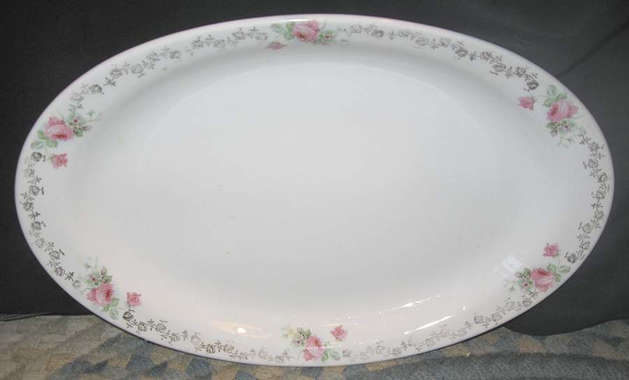 HLC4189 15" Oval Serving Platter by Homer Laughlin -1