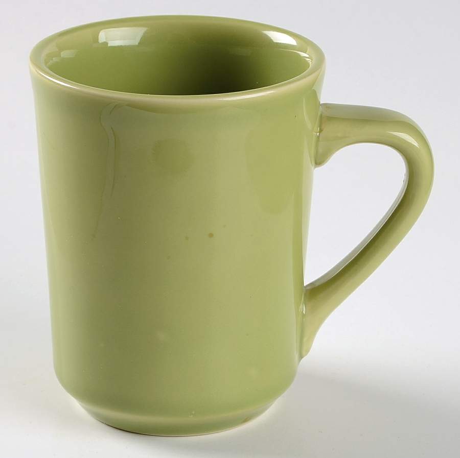 Colorations Light Green Mug by Homer Laughlin -1
