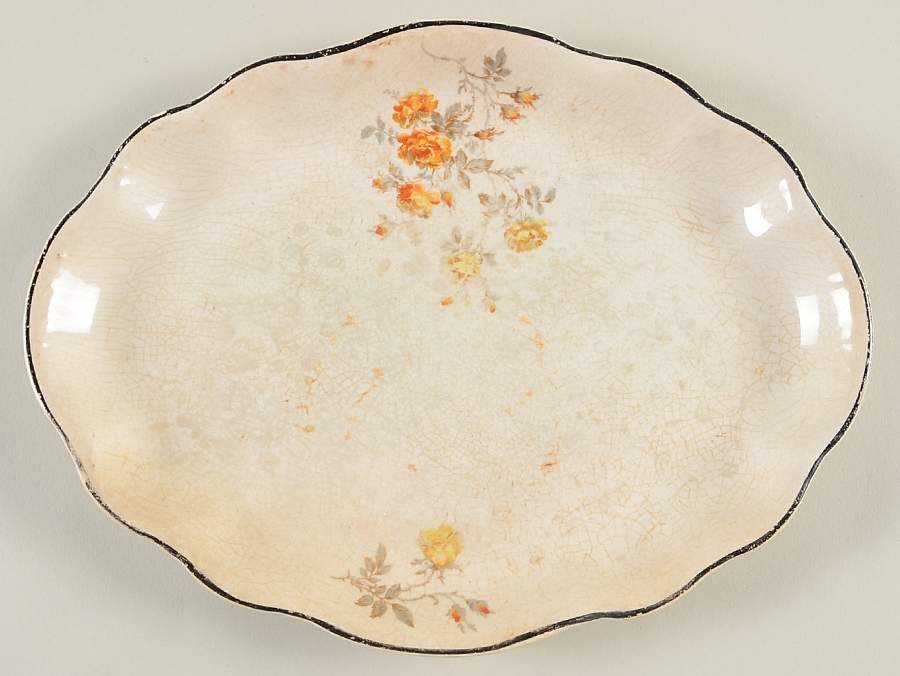 HLC4201 11" Oval Serving Platter by Homer Laughlin -1