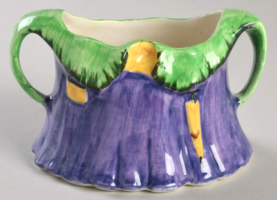 Little Old Ladies Multicolor Sugar Bowl No Lid by HJ Wood-1