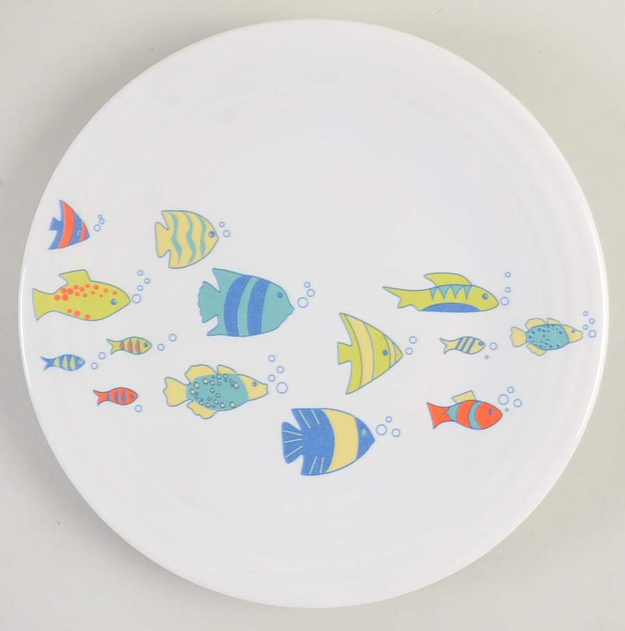 Fiesta Under the Sea Luncheon Plate by Homer Laughlin -1