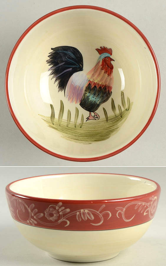 Rooster, The Soup/Cereal Bowl by Home Interiors-1