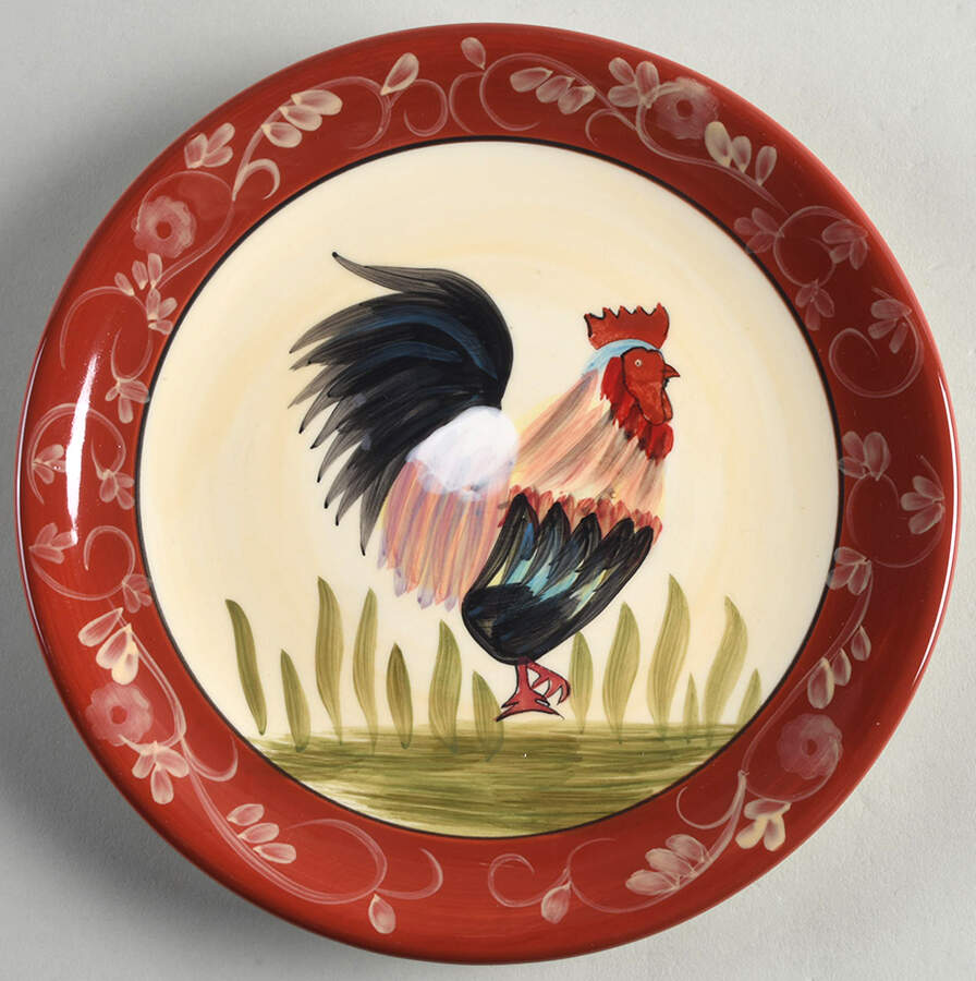 Rooster, The Salad Plate by Home Interiors-1