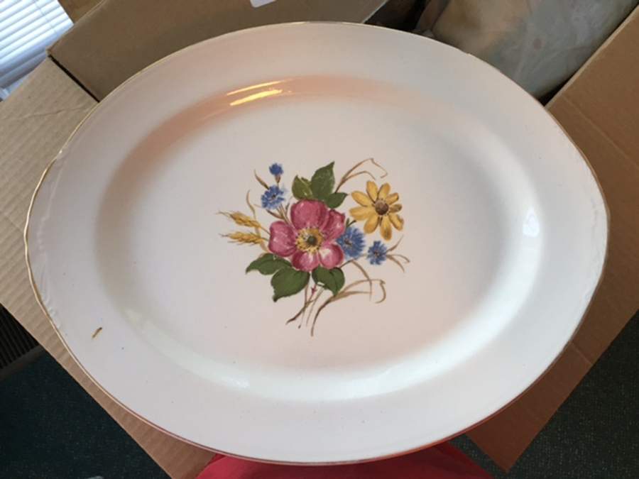 HLC4220 12" Oval Serving Platter by Homer Laughlin -1