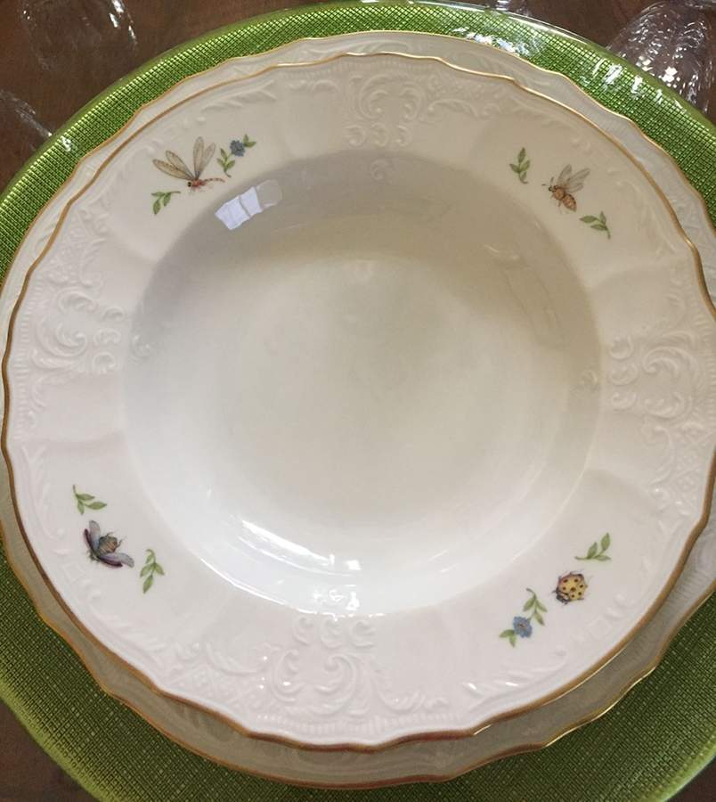 Garden Rim Soup Bowl by Henriette-1