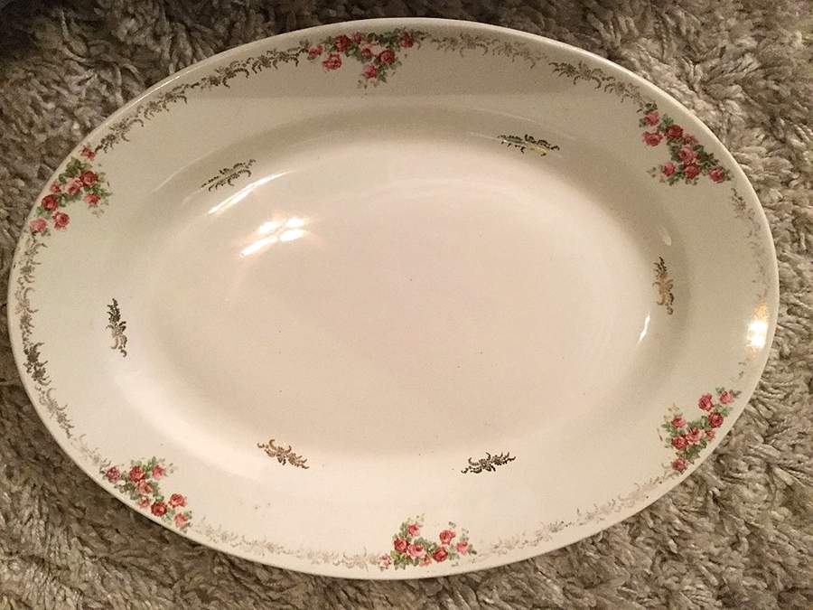 HLC4222 14" Oval Serving Platter by Homer Laughlin -1
