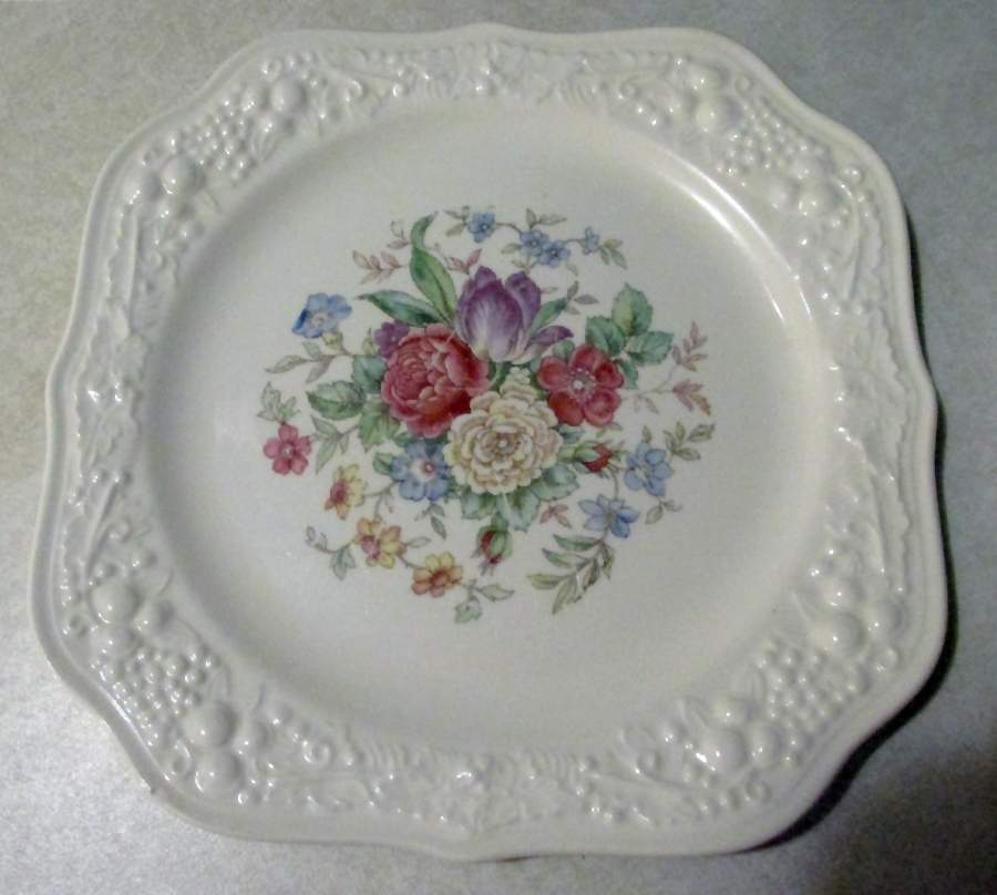 HLC4224 Square Salad Plate by Homer Laughlin -1