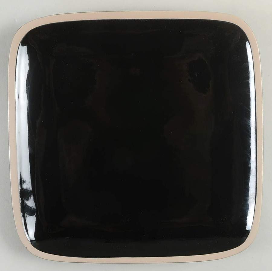 Pescara Black Dinner Plate by Home Essentials-1