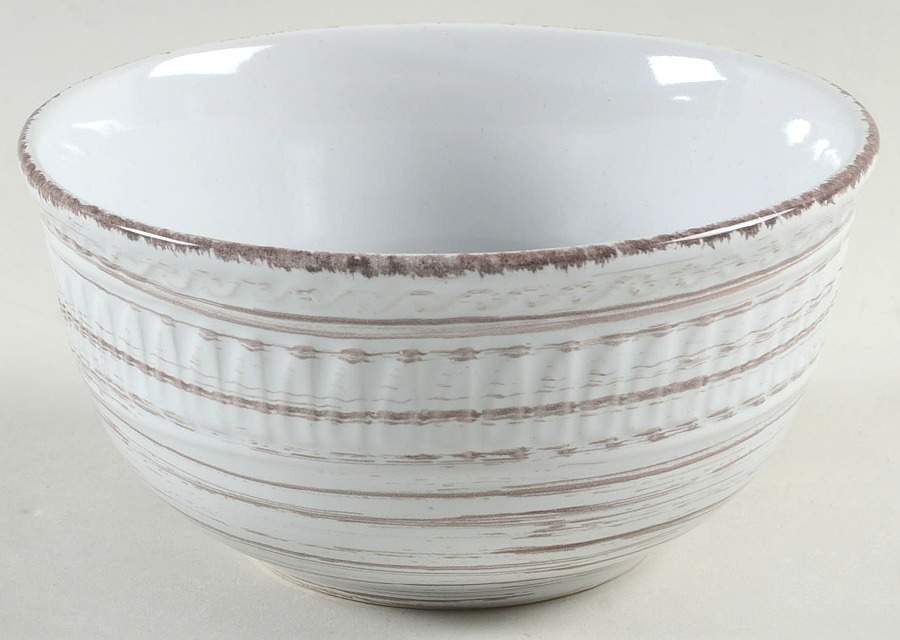 Cosenza White Soup/Cereal Bowl by Home Essentials-1