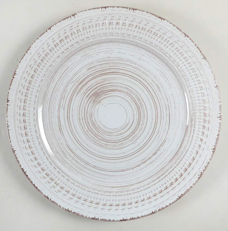 Cosenza White Dinner Plate by Home Essentials-1