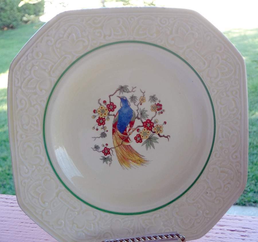 HLC4236 Square Salad Plate by Homer Laughlin -1