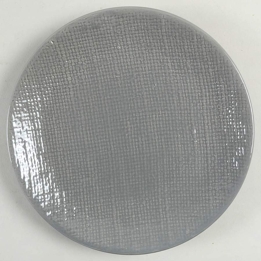 Burlap Dark Grey Salad Plate by Home Essentials-1