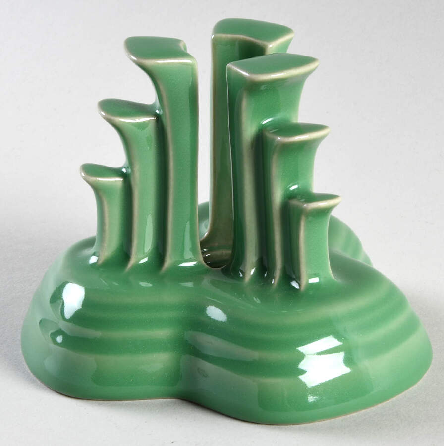 Fiesta Meadow (Intro 2019) Tripod Candleholder by Homer Laughlin -1