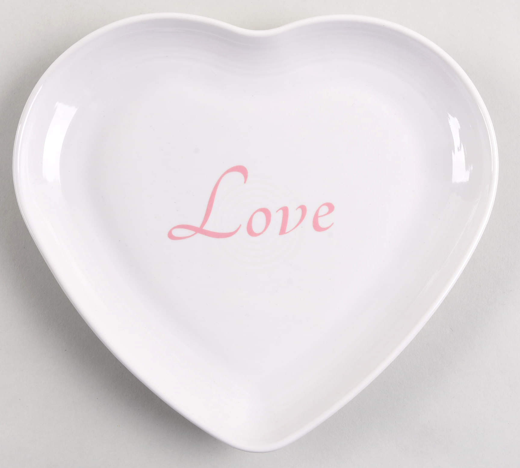 Fiesta Bridal 9" Heart Plate by Homer Laughlin -1