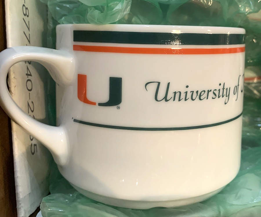 University of Miami Flat Cup by Heartland China-1