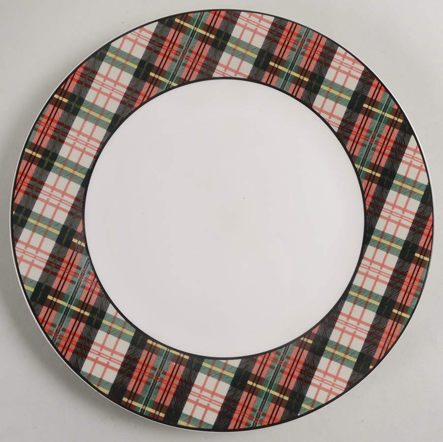 Christmas Plaid Dinner Plate by Home Essentials-1