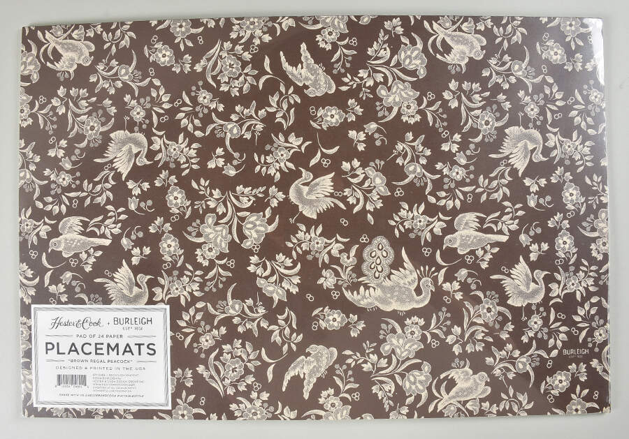 Table Decor Pad of 24 Paper Placemats by Hester & Cook-1