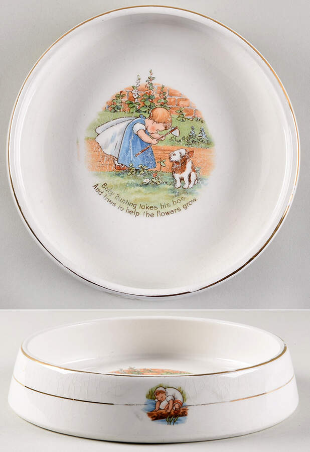 Baby Bunting Child's Bowl by Homer Laughlin -1