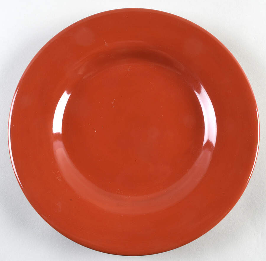 Barcelona-Rust Red Dinner Plate by Hd Designs-1