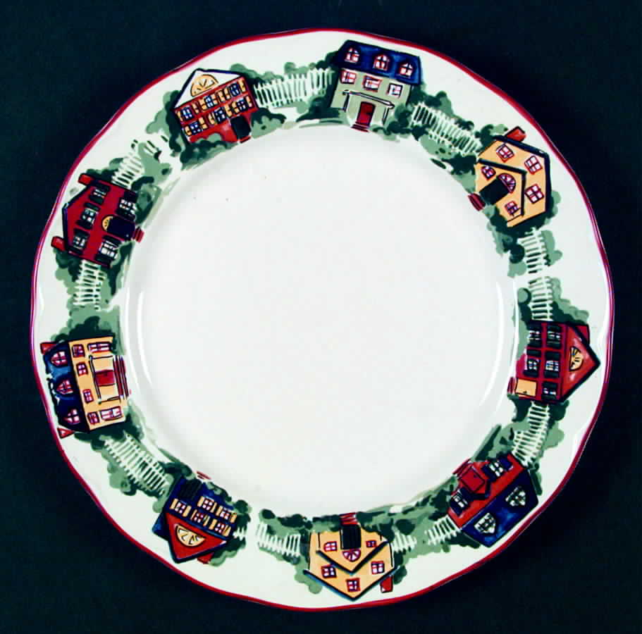 Welcome Home Dinner Plate by Indigo Gate-1
