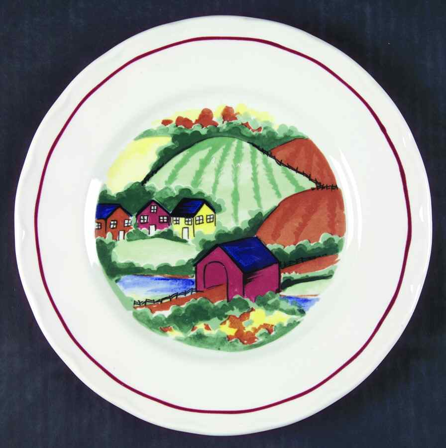 Welcome Home Luncheon Plate by Indigo Gate-1