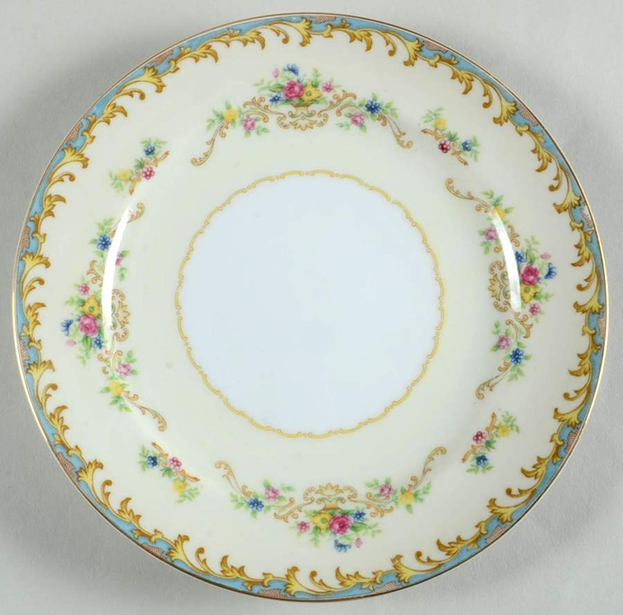 Jacqueline (Blue Edge) Salad Plate by Imperial (Japan)-1