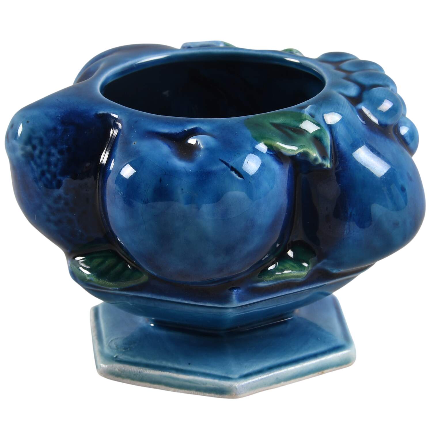Mood Indigo Blue Sugar Bowl No Lid by Inarco (Japan)-1