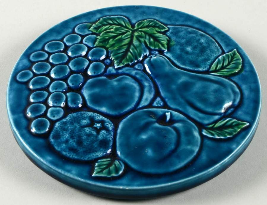 Mood Indigo Blue Trivet by Inarco (Japan)-1