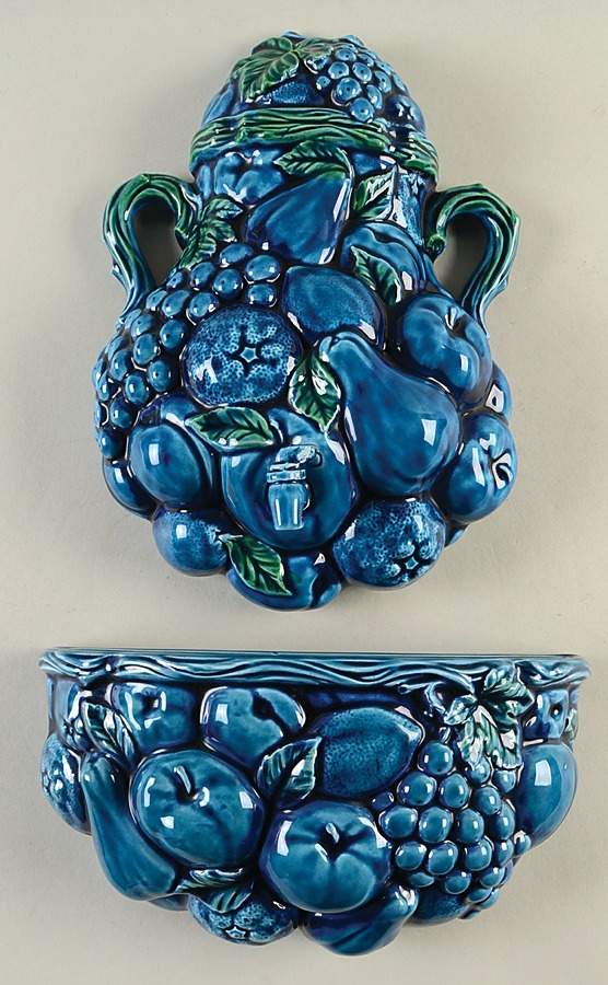 Mood Indigo Blue 2 Piece Lavabo Set by Inarco (Japan)-1