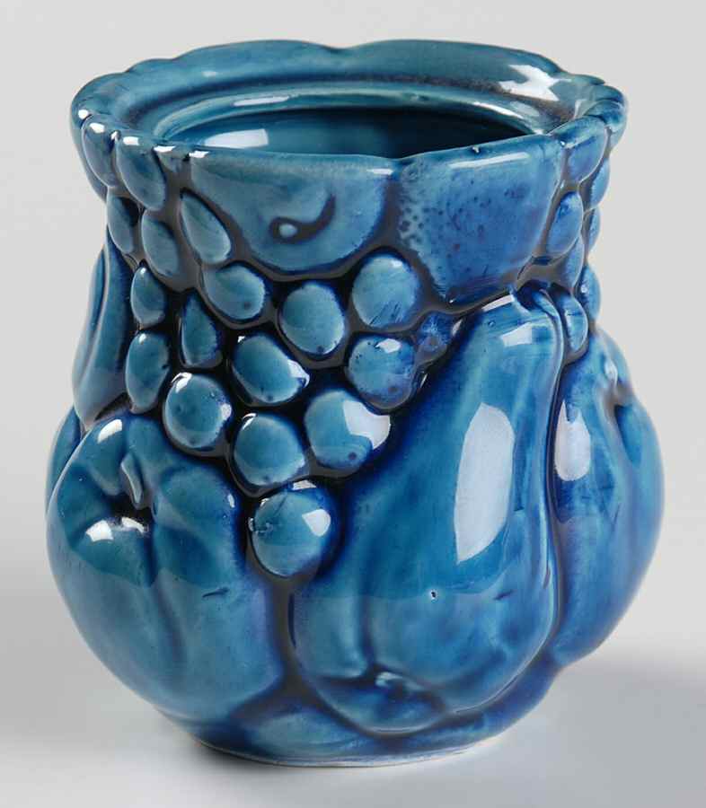 Mood Indigo Blue Condiment Jar No Lid by Inarco (Japan)-1