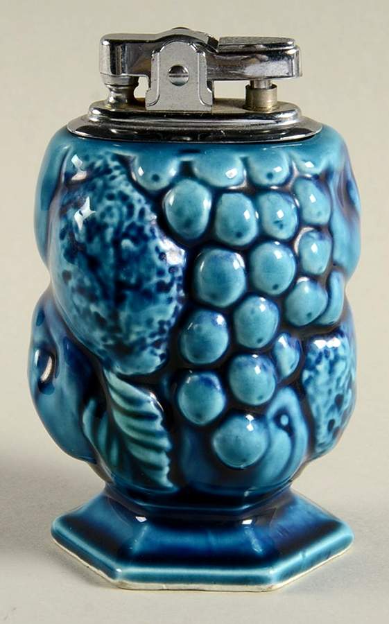 Mood Indigo Blue Cigarette Lighter by Inarco (Japan)-1