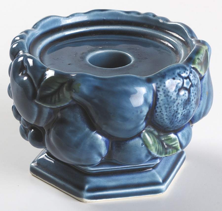 Mood Indigo Blue 3" Pillar Candleholder by Inarco (Japan)-1