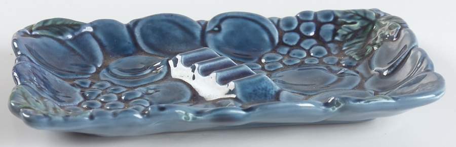 Mood Indigo Blue 8" Rectangular Ashtray by Inarco (Japan)-1