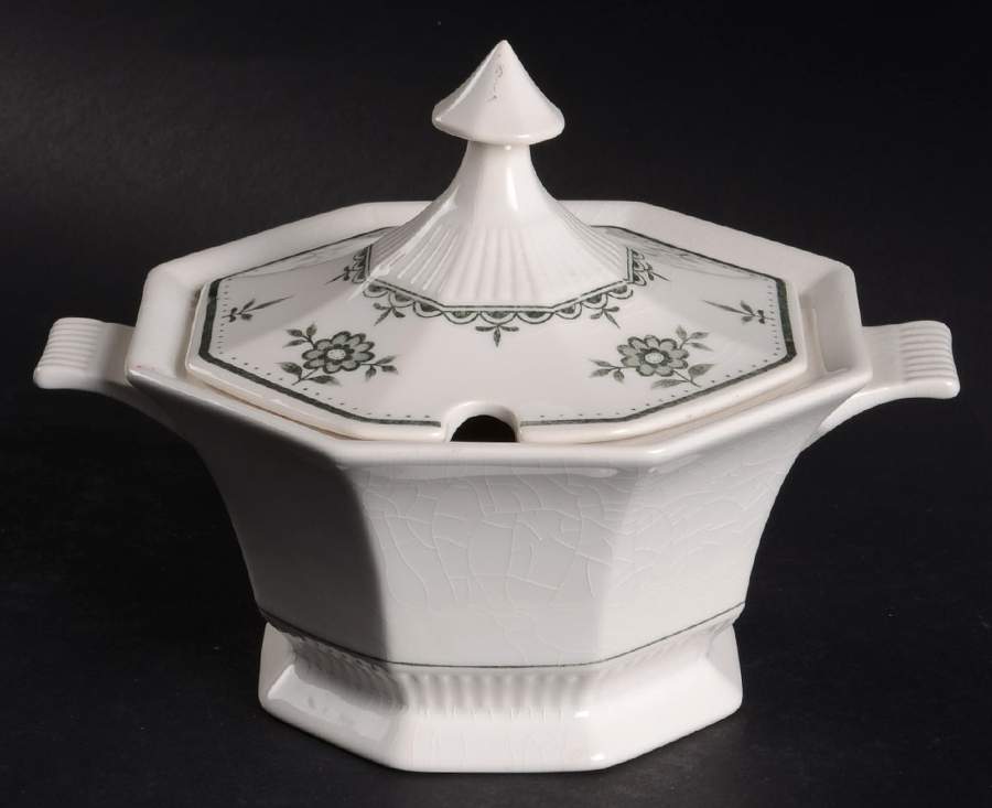 Provincial Flower Sauce Boat & Lid by Independence-1