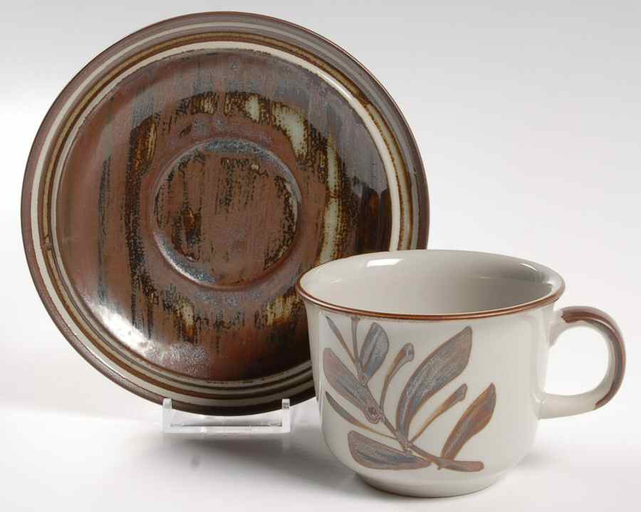 Taos Flat Cup & Saucer Set by Independence-1