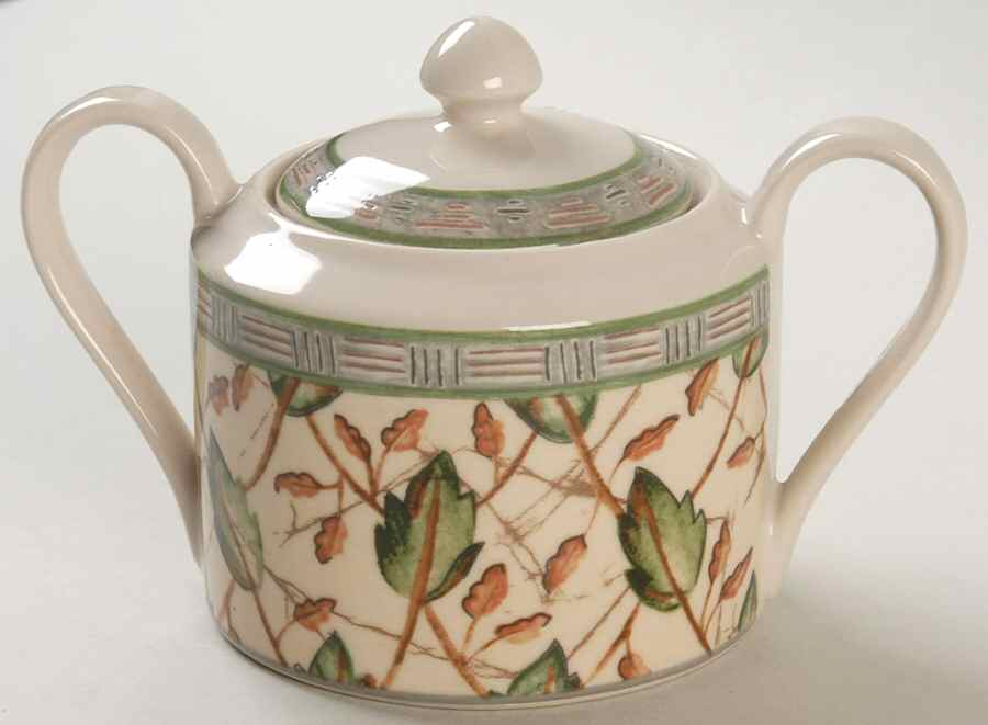 Sumatra Sugar Bowl & Lid by Interiors (PTS)-1