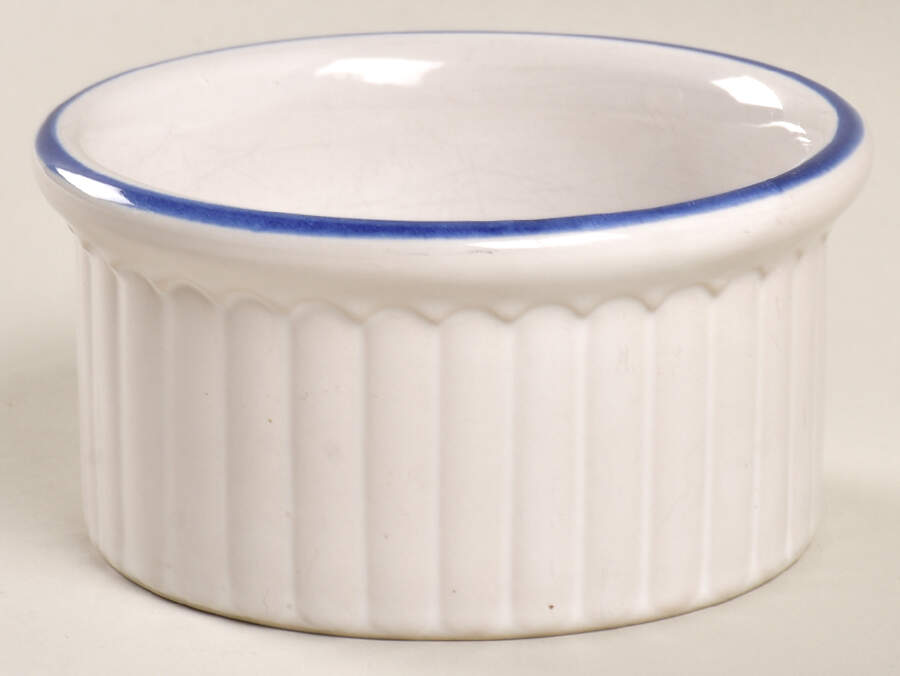 Country Blue Ramekin by International House-1
