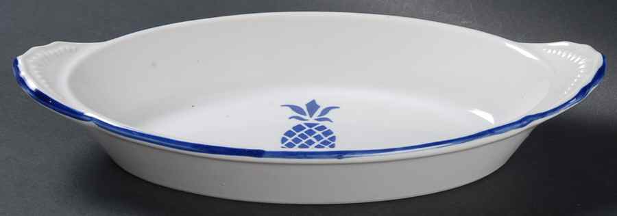 Country Blue 9" Augratin by International House-1
