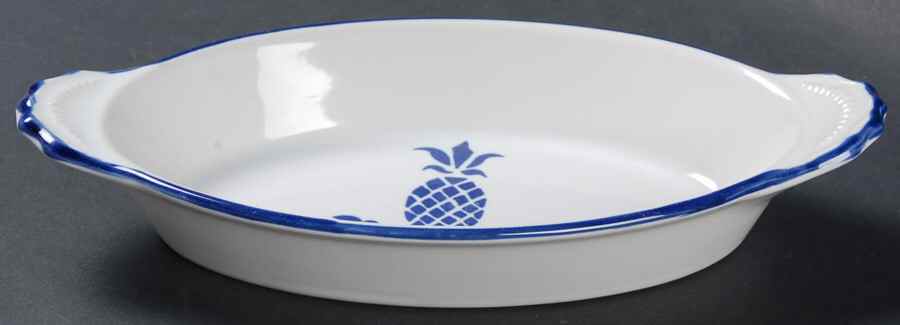 Country Blue 8" Augratin by International House-1