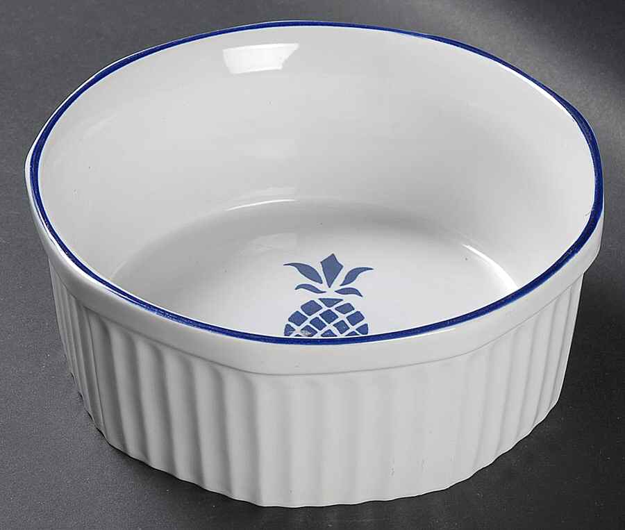 Country Blue 6" Souffle by International House-1