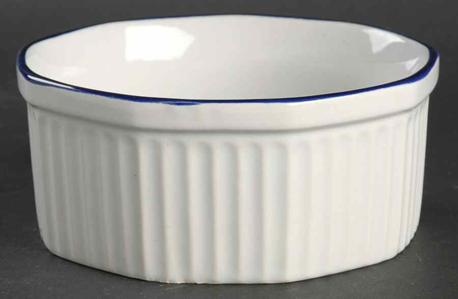 Country Blue Individual Souffle by International House-1