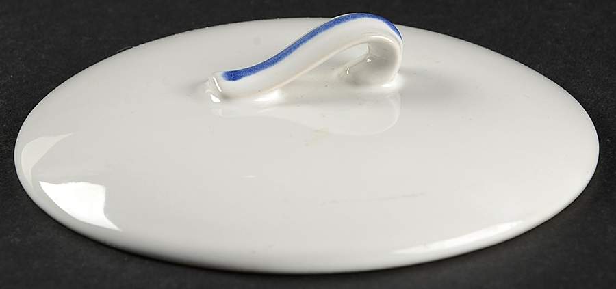Country Blue Lid for Individual Casserole by International House-1