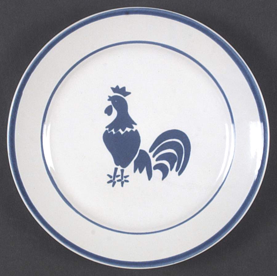Country Blue Salad Plate by International House-1