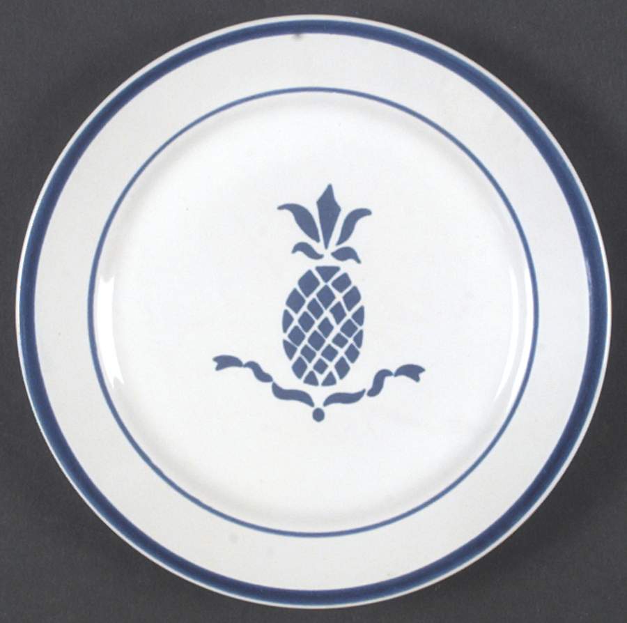 Country Blue Salad Plate by International House-1