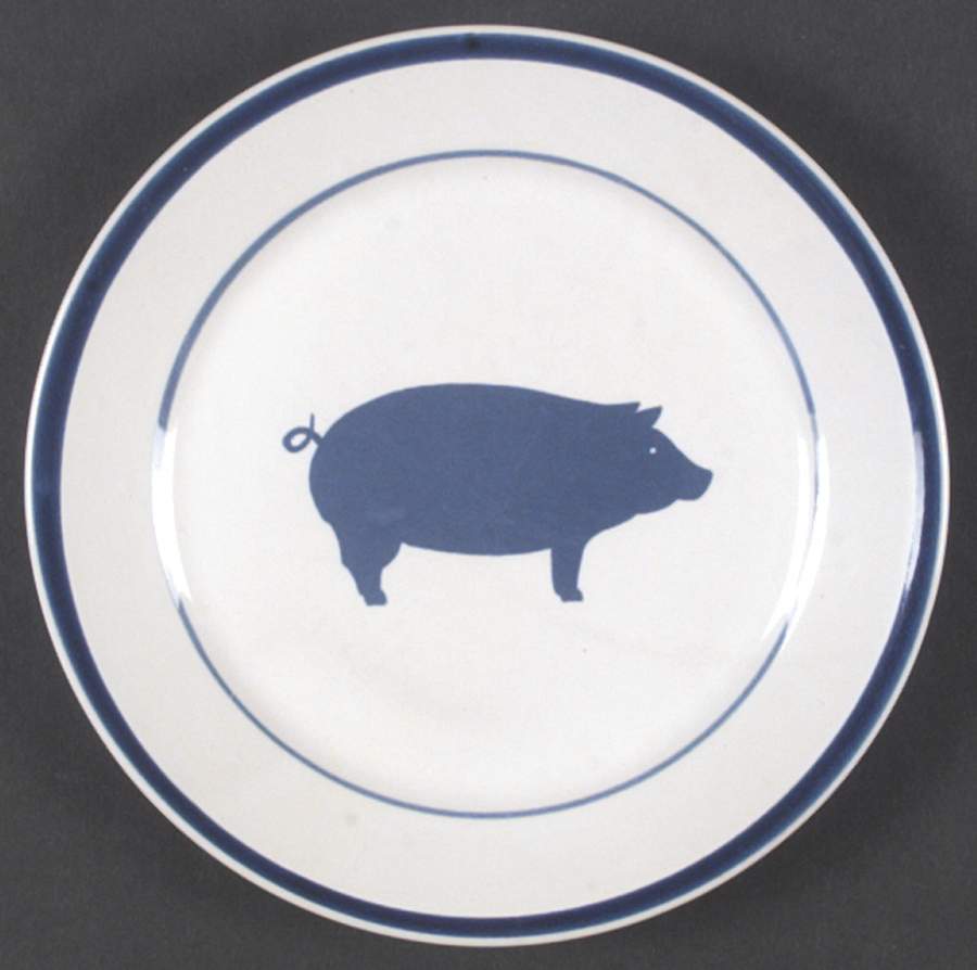 Country Blue Salad Plate by International House-1