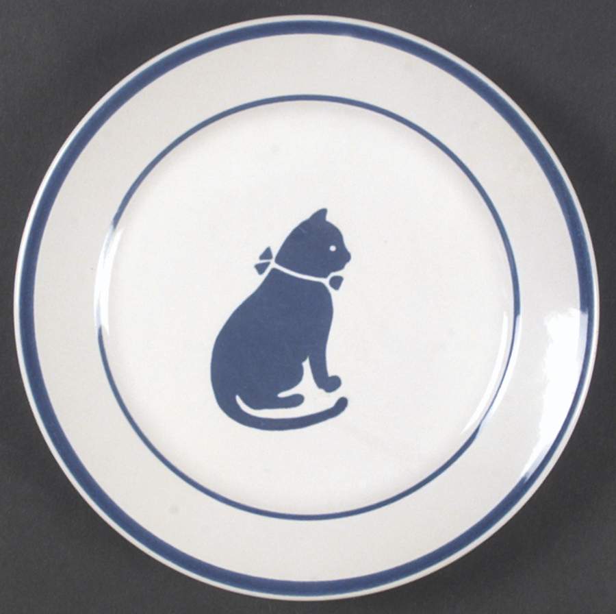 Country Blue Salad Plate by International House-1