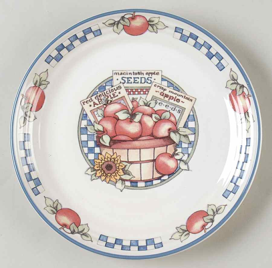 Appletime Salad Plate by International-1