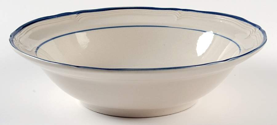 Blue Prints 9" Round Vegetable Bowl by International-1
